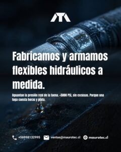 UNA GOTA ES UNA FALLA. Fabricamos y armamos flexibles hidr