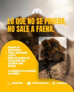 LO QUE NO SE PRUEBA, NO SALE A FAENA. Ensayos no destructiv